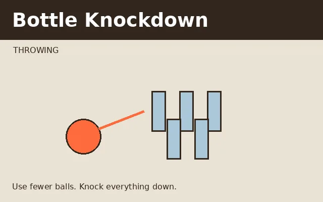 Bottle Knockdown game preview
