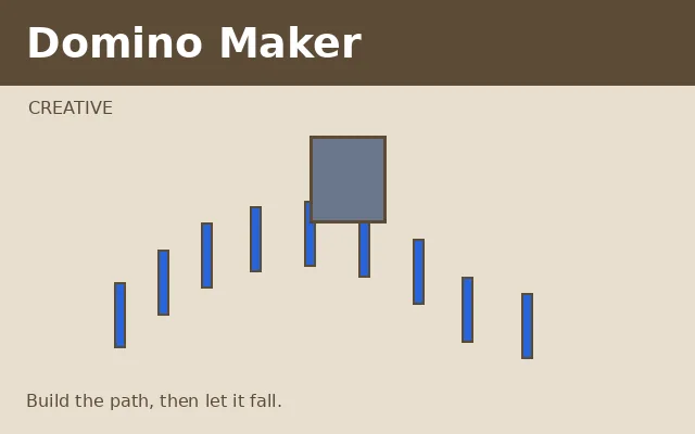 Domino Maker game preview