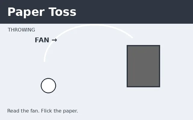Paper Toss game preview