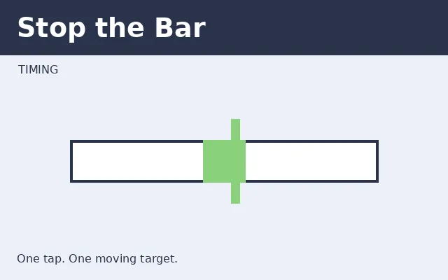 Stop the Bar game preview